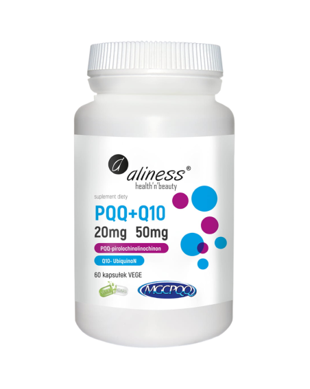 ALINESS PQQ MGCPQQ 20mg + Q10 50mg 60 vcaps w Pakuj ZDROWIE Gdańsk Wrzeszcz