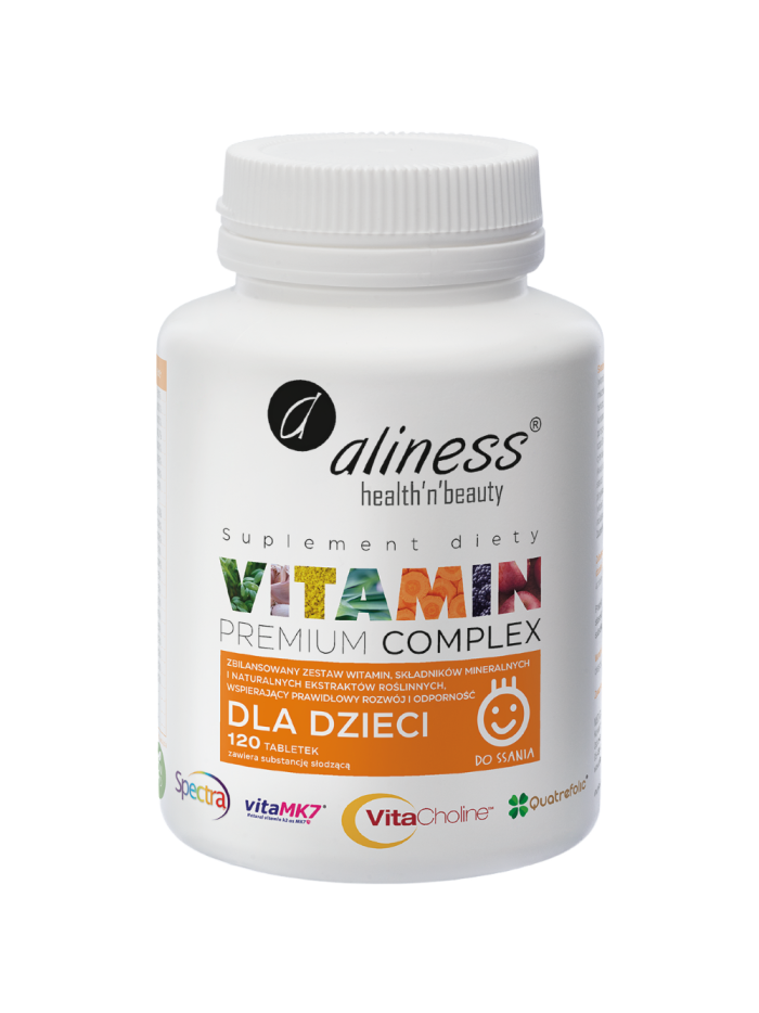 ALINESS Vitamin Premium Complex dla dzieci 120 vtabs w Pakuj ZDROWIE Gdańsk Wrzeszcz