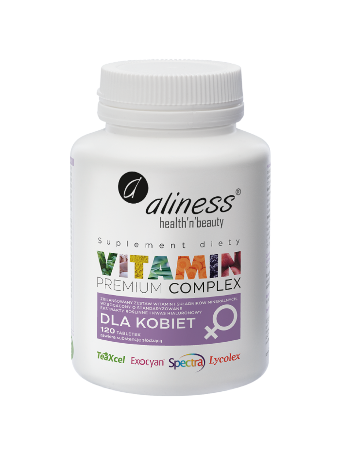 ALINESS Vitamin Premium Complex dla kobiet 120 vtabs w Pakuj ZDROWIE Gdańsk Wrzeszcz