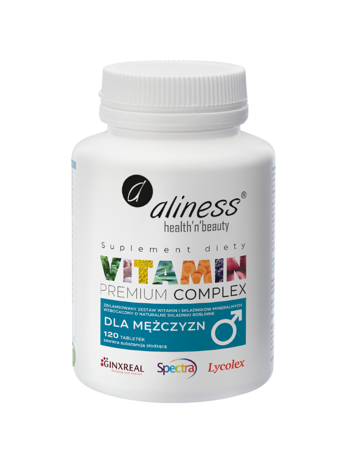 ALINESS Vitamin Premium Complex dla mężczyzn 120 vtabs w Pakuj ZDROWIE Gdańsk Wrzeszcz