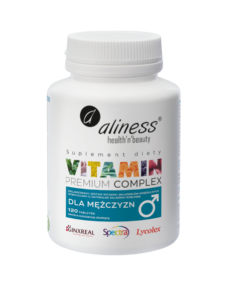 ALINESS Vitamin Premium Complex dla mężczyzn 120 vtabs w Pakuj ZDROWIE Gdańsk Wrzeszcz