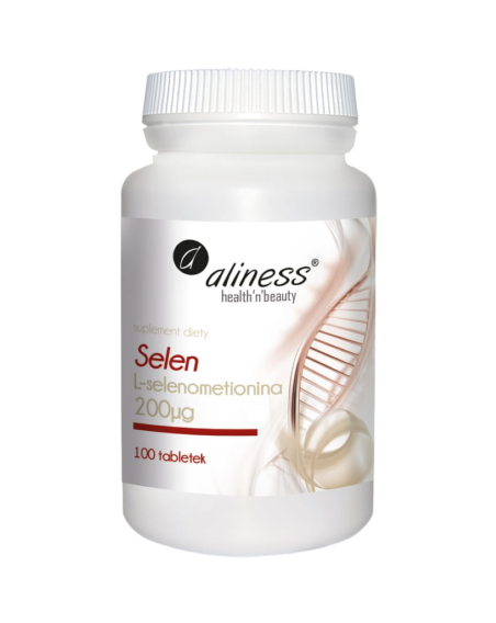 ALINESS Selen L-selenometionina 200mcg 100 tabs - 1