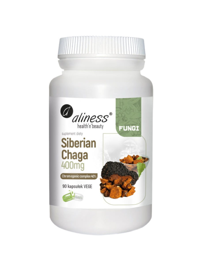 ALINESS Siberian Chaga 400mg 90 vcaps w Pakuj ZDROWIE Gdańsk Wrzeszcz