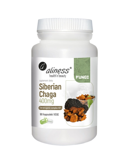 ALINESS Siberian Chaga 400mg 90 vcaps w Pakuj ZDROWIE Gdańsk Wrzeszcz