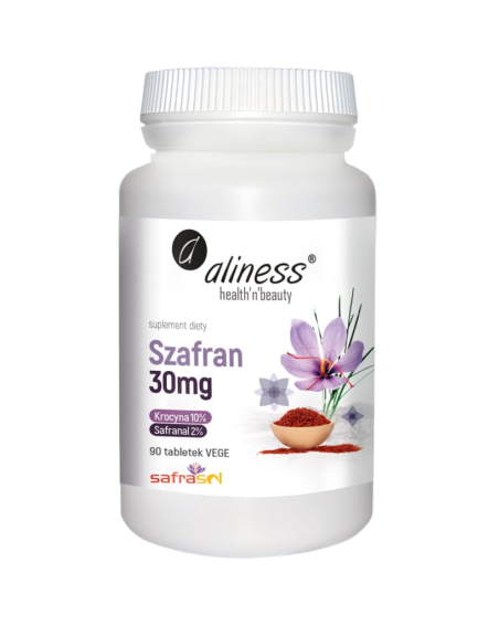 ALINESS Szafran 30mg Safranal 2% 90 vtabs w Pakuj ZDROWIE Gdańsk Wrzeszcz