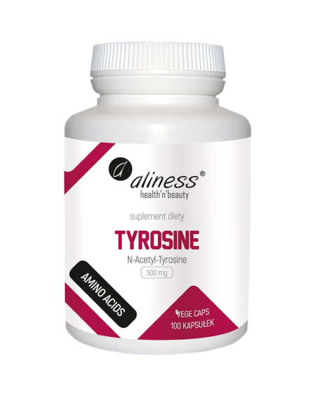 ALINESS Tyrosine N-Acetyl-Tyrosine 500mg 100 vcaps w Pakuj ZDROWIE Gdańsk Wrzeszcz