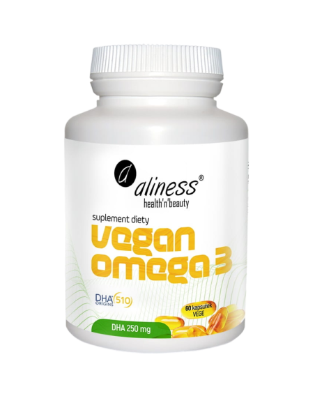 ALINESS Vegan Omega 3 DHA 250 60 vcaps w Pakuj ZDROWIE Gdańsk Wrzeszcz