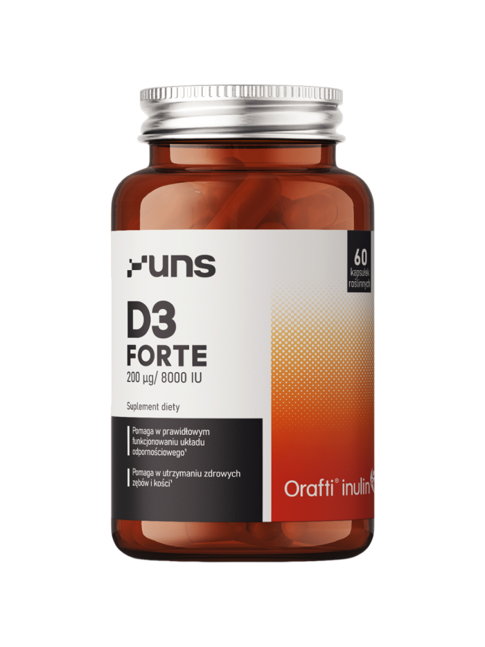 UNS D3 Forte 8000IU 60 vcaps w Pakuj ZDROWIE Gdańsk Wrzeszcz