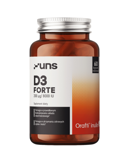 UNS D3 Forte 8000IU 60 vcaps w Pakuj ZDROWIE Gdańsk Wrzeszcz