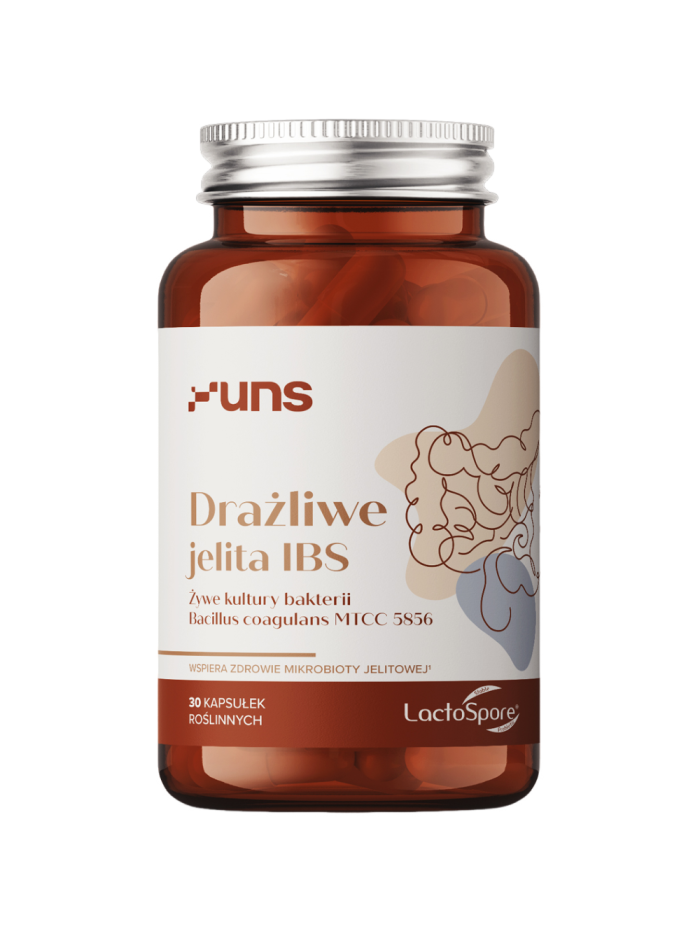 UNS Drażliwe Jelita IBS 30 vcaps w Pakuj ZDROWIE Gdańsk Wrzeszcz