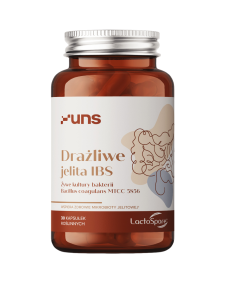 UNS Drażliwe Jelita IBS 30 vcaps w Pakuj ZDROWIE Gdańsk Wrzeszcz