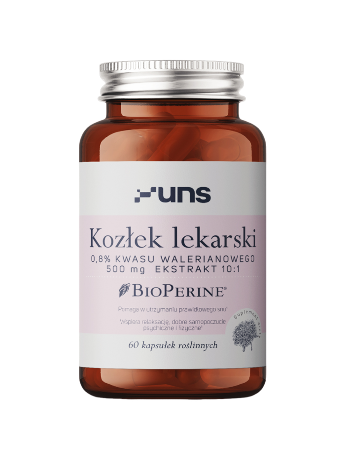UNS Kozłek Lekarski + Bioperine 60 vcaps w Pakuj ZDROWIE Gdańsk Wrzeszcz