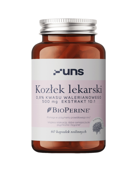 UNS Kozłek Lekarski + Bioperine 60 vcaps w Pakuj ZDROWIE Gdańsk Wrzeszcz