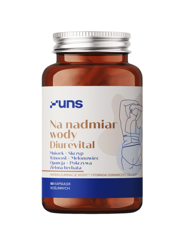 UNS Na nadmiar wody Diurevital 60 vcaps w Pakuj ZDROWIE Gdańsk Wrzeszcz