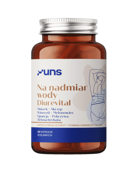 UNS Na nadmiar wody Diurevital 60 vcaps w Pakuj ZDROWIE Gdańsk Wrzeszcz