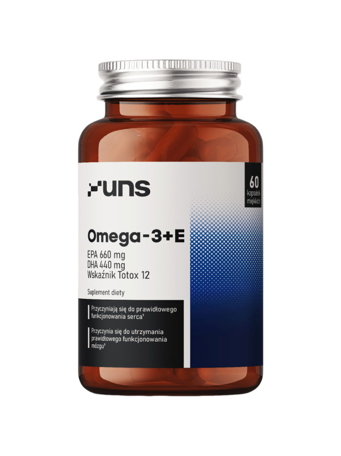 UNS Omega 3 + E Softgel 60 caps w Pakuj ZDROWIE Gdańsk Wrzeszcz