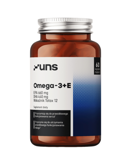 UNS Omega 3 + E Softgel 60 caps w Pakuj ZDROWIE Gdańsk Wrzeszcz