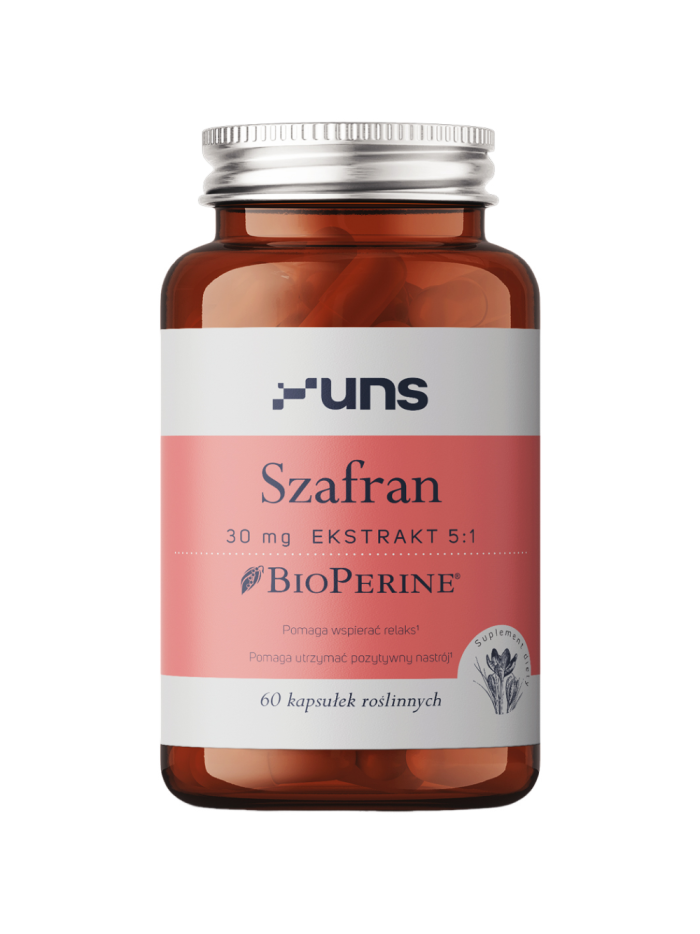 UNS Szafran + Bioperine 60 vcaps w Pakuj ZDROWIE Gdańsk Wrzeszcz