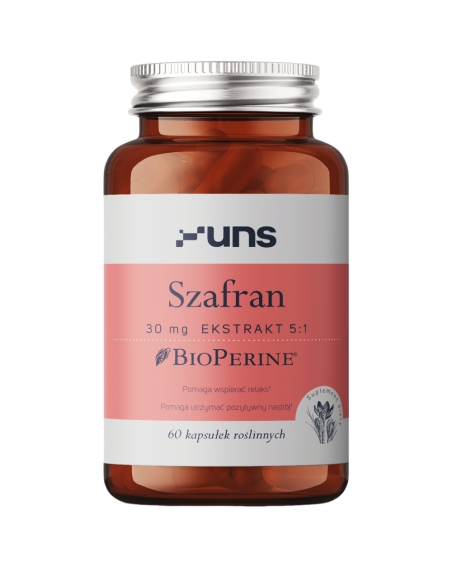 UNS Szafran + Bioperine 60 vcaps w Pakuj ZDROWIE Gdańsk Wrzeszcz