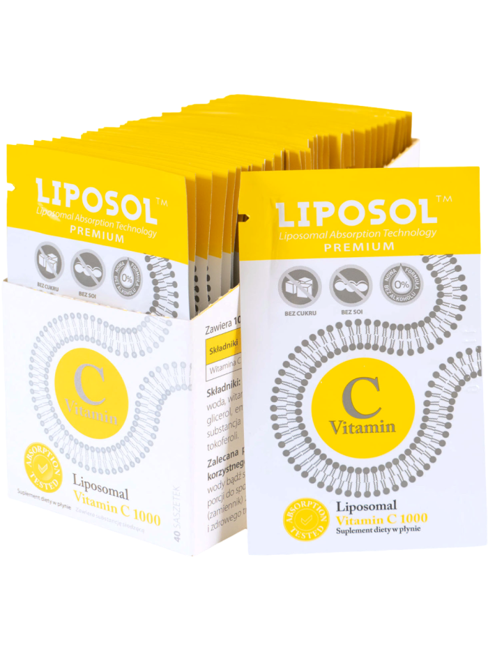 LIPOSOL Liposomal Vitamin C 1000 mg x 40 sasz w Pakuj ZDROWIE Gdańsk Wrzeszcz