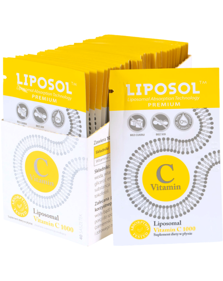 LIPOSOL Liposomal Vitamin C 1000 mg x 40 sasz w Pakuj ZDROWIE Gdańsk Wrzeszcz
