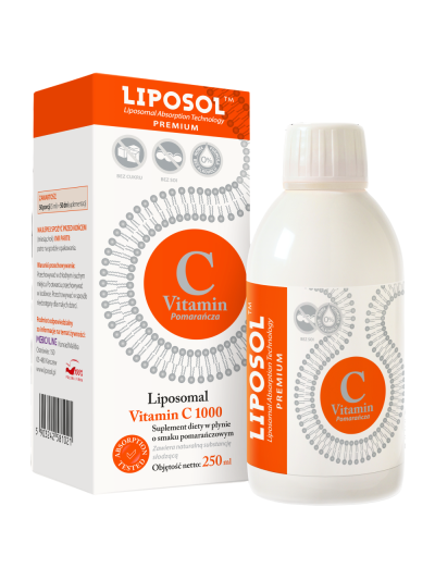 LIPOSOL Liposomalna Witamina C 1000 250 ml pomarańcz w Pakuj ZDROWIE Gdańsk Wrzeszcz