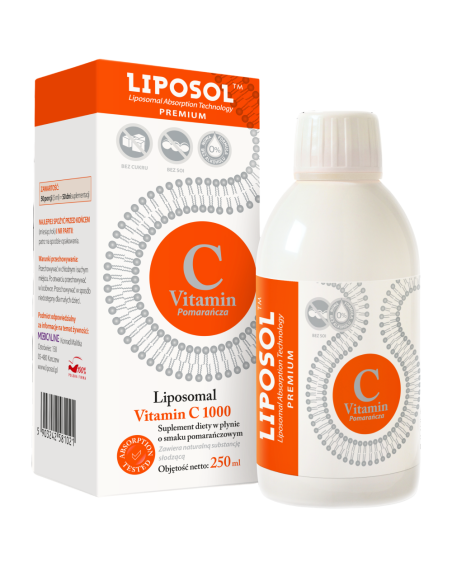 LIPOSOL Liposomalna Witamina C 1000 250 ml pomarańcz w Pakuj ZDROWIE Gdańsk Wrzeszcz