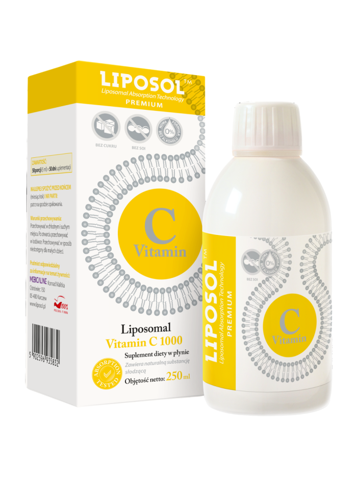 LIPOSOL Liposomalna Witamina C 1000 250 ml naturalna w Pakuj ZDROWIE Gdańsk Wrzeszcz