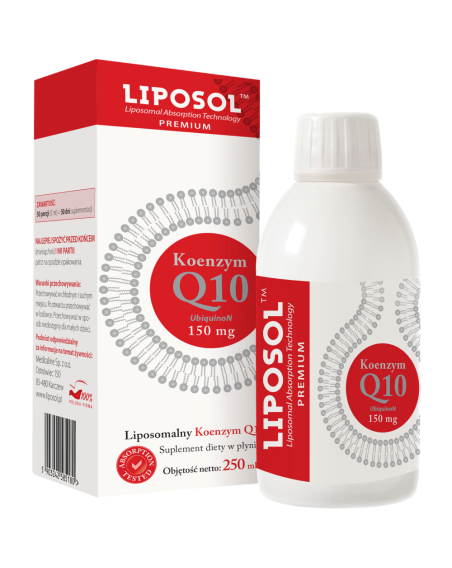 LIPOSOL Liposomalny Koenzym Q10 UbiquinoN 150mg 250 ml w Pakuj ZDROWIE Gdańsk Wrzeszcz