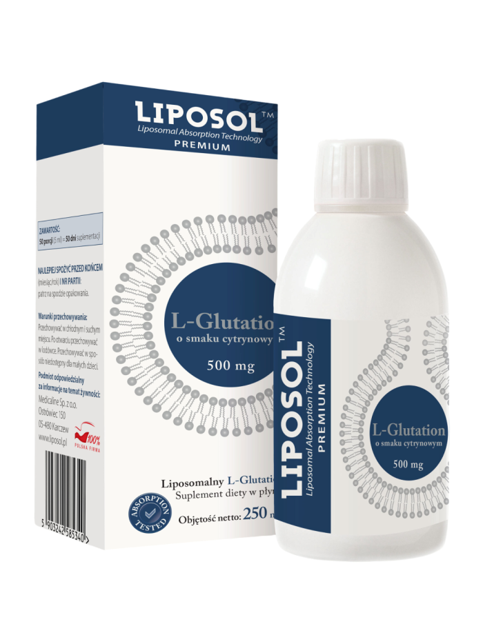 LIPOSOL Liposomalny L-Glutation 500mg 250 ml w Pakuj ZDROWIE Gdańsk Wrzeszcz