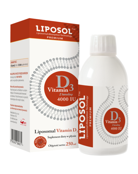 LIPOSOL Liposomalna Witamina D3 4000iu 250 ml w Pakuj ZDROWIE Gdańsk Wrzeszcz