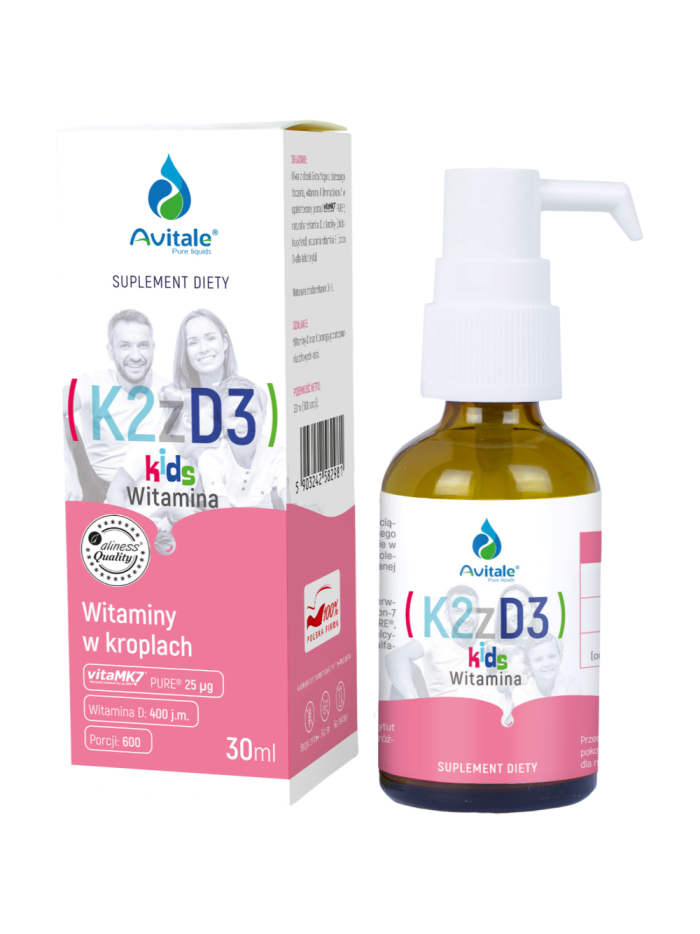 AVITALE Witamina K2 z D3 Kids 30 ml w Pakuj ZDROWIE Gdańsk Wrzeszcz