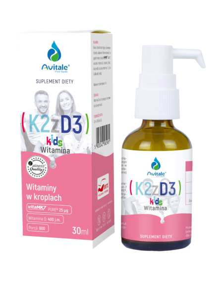 AVITALE Witamina K2 z D3 Kids 30 ml w Pakuj ZDROWIE Gdańsk Wrzeszcz