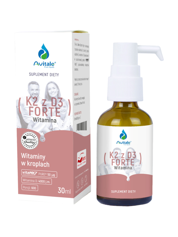 AVITALE Witamina K2 z D3 Forte 30 ml w Pakuj ZDROWIE Gdańsk Wrzeszcz