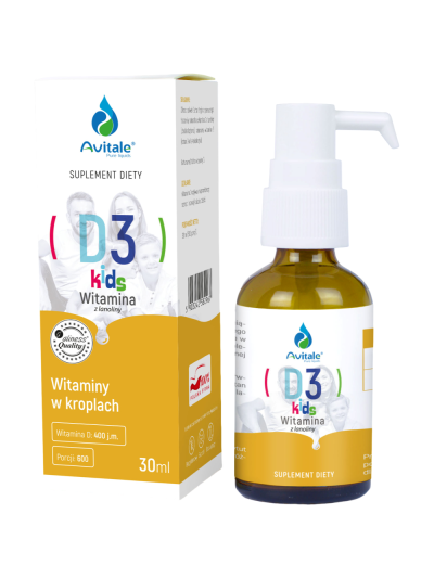 AVITALE Witamina D3 Kids 30 ml w Pakuj ZDROWIE Gdańsk Wrzeszcz