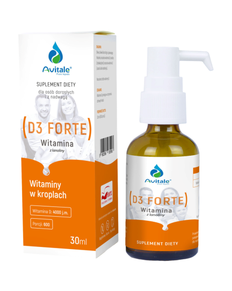 AVITALE Witamina D3 Forte 30 ml w Pakuj ZDROWIE Gdańsk Wrzeszcz