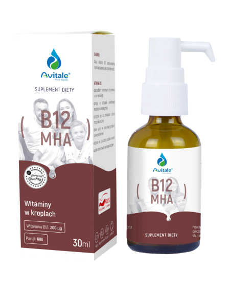 AVITALE Witamina B12 MHA 30 ml w Pakuj ZDROWIE Gdańsk Wrzeszcz