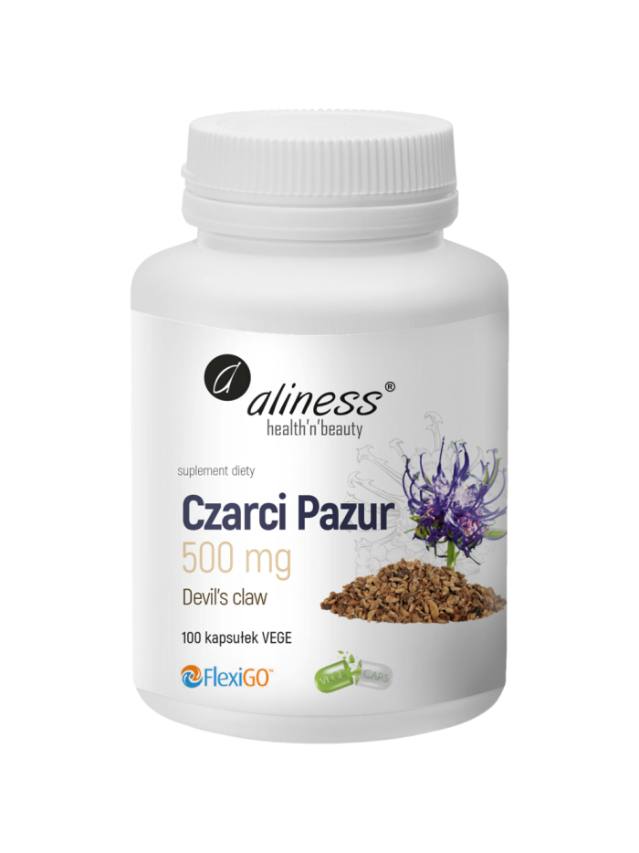 ALINESS Czarci Pazur 500mg 100 vcaps w Pakuj ZDROWIE Gdańsk Wrzeszcz