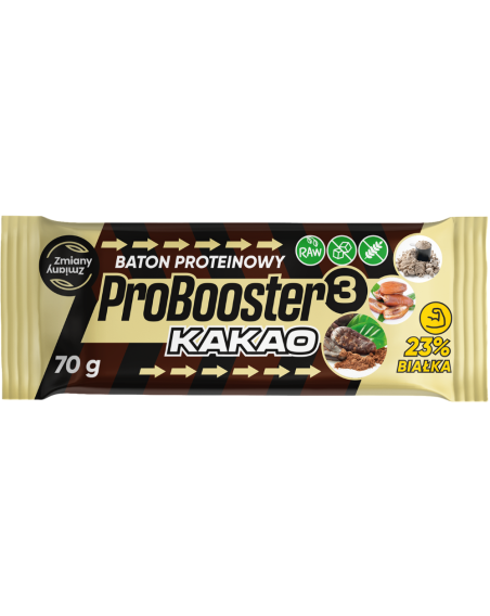 ZMIANY ZMIANY Baton proteinowy ProBooster 3 kakao 70 g w Pakuj ZDROWIE Gdańsk Wrzeszcz