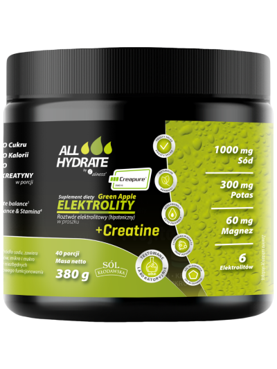 ALLHydrate Elektrolity + Creatine 380 g w Pakuj ZDROWIE Gdańsk Wrzeszcz