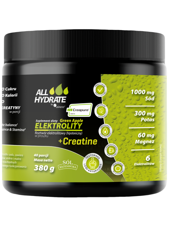 ALLHydrate Elektrolity + Creatine 380 g w Pakuj ZDROWIE Gdańsk Wrzeszcz
