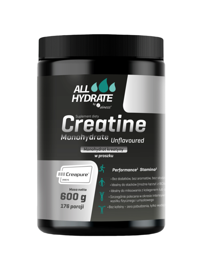 ALLHydrate Creatine Creapure 600 g w Pakuj ZDROWIE Gdańsk Wrzeszcz