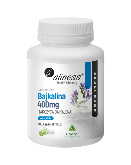ALINESS Bajkalina 400mg 100 vcaps w Pakuj ZDROWIE Gdańsk Wrzeszcz