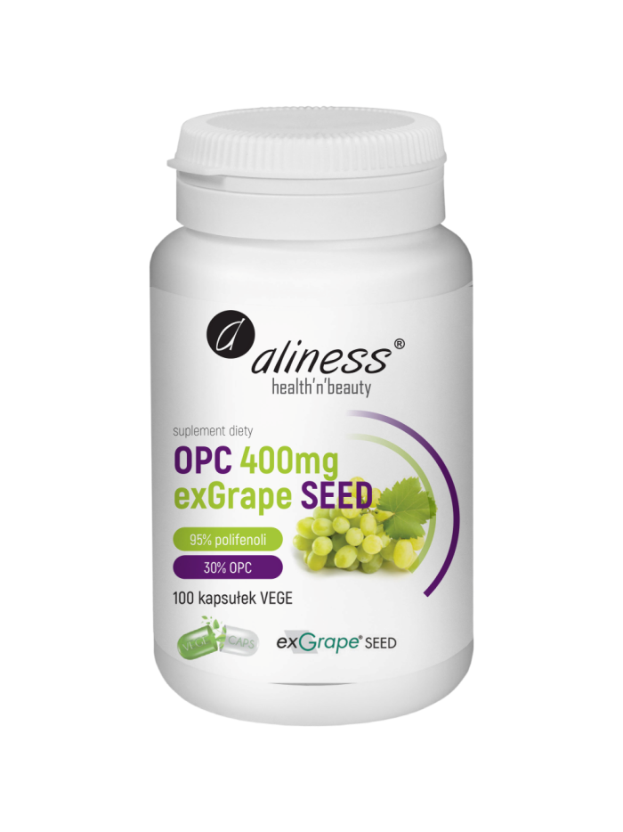 ALINESS OPC exGrapeSeeds 400mg 100 vcaps w Pakuj ZDROWIE Gdańsk Wrzeszcz