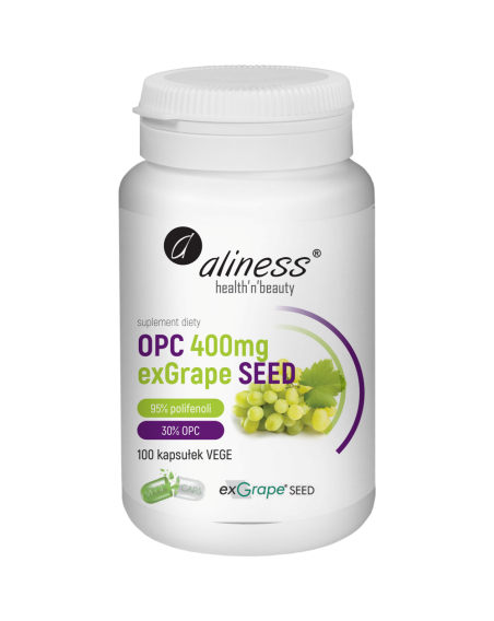 ALINESS OPC exGrapeSeeds 400mg 100 vcaps w Pakuj ZDROWIE Gdańsk Wrzeszcz