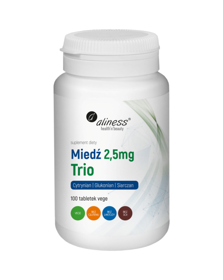ALINESS Miedź Trio 2,5mg 100 vtabs w Pakuj ZDROWIE Gdańsk Wrzeszcz