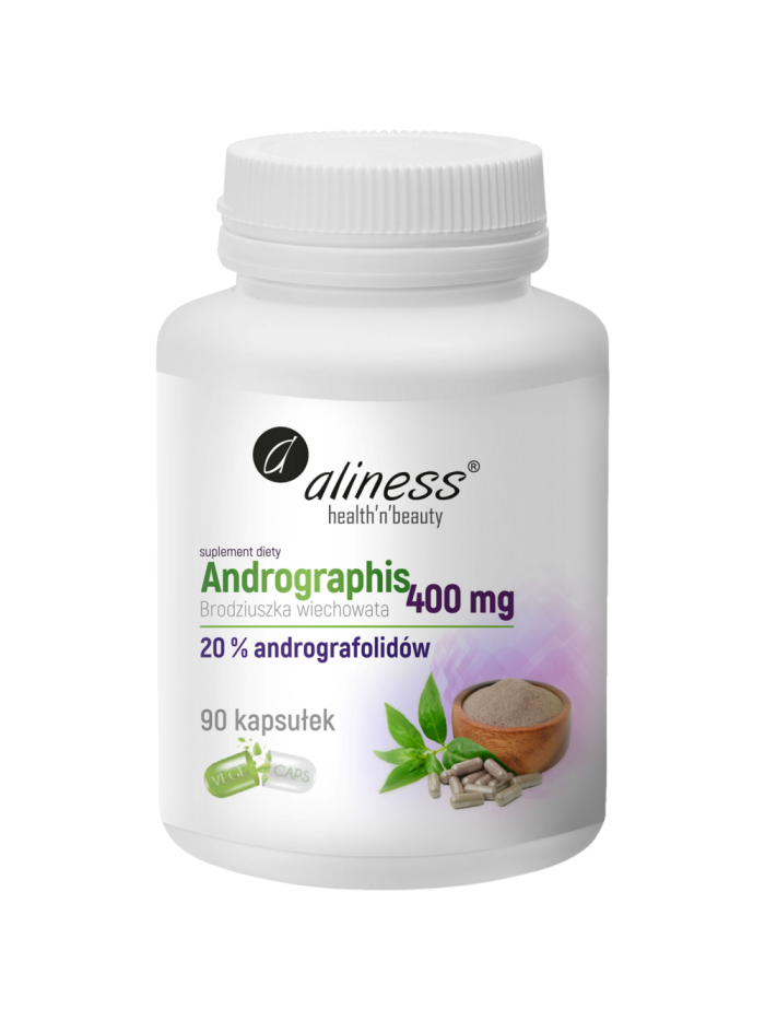 ALINESS Andrographis 400mg 90 vcaps w Pakuj ZDROWIE Gdańsk Wrzeszcz