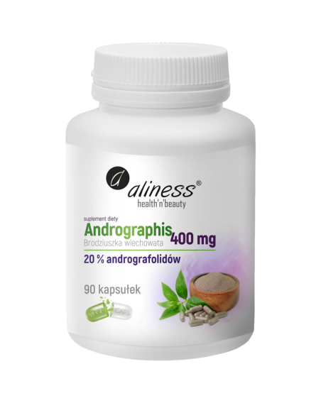 ALINESS Andrographis 400mg 90 vcaps w Pakuj ZDROWIE Gdańsk Wrzeszcz