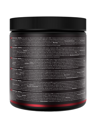 Tył 7NUTRITION Creatine + HMB 320 g w Pakuj ZDROWIE Gdańsk Wrzeszcz