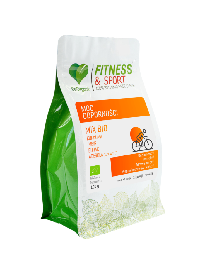 BeOrganic Moc Odporności MIX BIO w proszku 100 g w Pakuj ZDROWIE Gdańsk Wrzeszcz